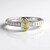 Anello in argento con Diamante Giallo I2 (de Melo Essence)
