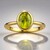 Anello in oro con Sfene (CUSTODANA)