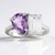 Anello in argento con Ametista