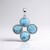 Ciondolo in argento con Larimar