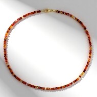 Collier en argent et Cornaline
