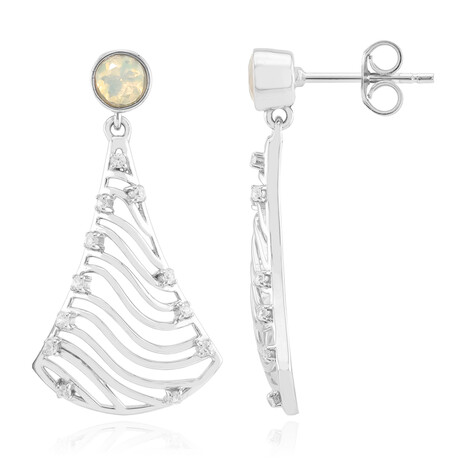 Zilveren oorbellen met Welo-opalen (SAELOCANA)
