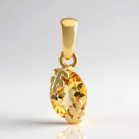 Ciondolo in argento con Berillo Giallo