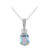 Collana in argento con Quarzo Moonlight