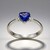 Anello in oro con Tanzanite AAA