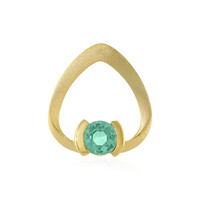 Ciondolo in argento con Smeraldo Russo