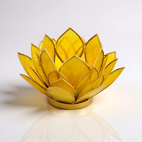 Accessorio in ottone con Conchiglia Capiz (Bali Barong)
