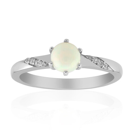 Welo Opal Silver Ring