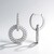 Orecchini in argento con Zircone (Adela Silber)