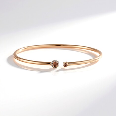 Bracciale in argento con Zircone Rosa