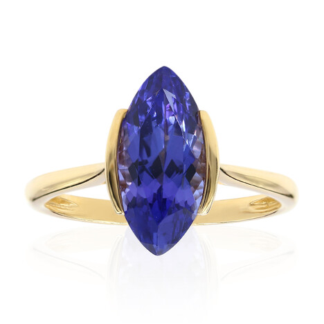 AAA-Tansanit-Goldring (CIRARI)