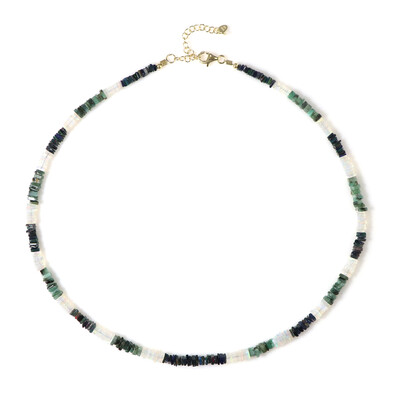Welo Opal Silver Necklace (Riya)