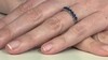 Anillo en oro con Zafiro azul Ceylon (CIRARI)