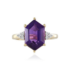 Zambian Amethyst Silver Ring
