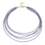 Collana in argento con Tanzanite