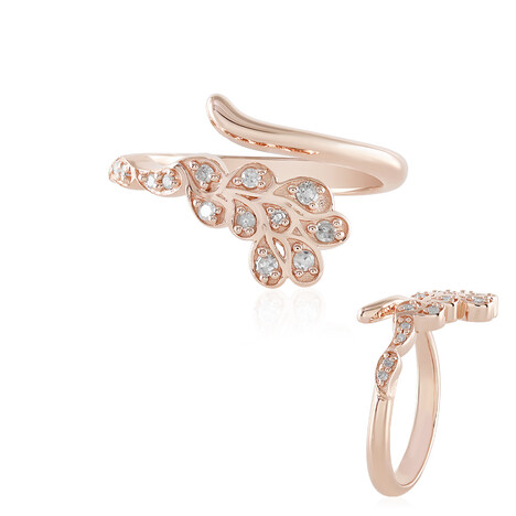 I2 (J) Diamant-Silberring