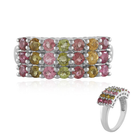 Anello in argento con Tormalina