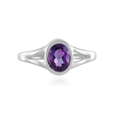 Anello in argento con Ametista del Marocco