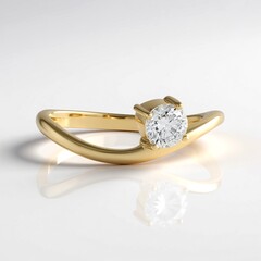 Anello in oro con Diamante VS1 (G)