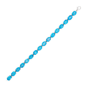 Bracciale in argento con Topazio Marambaia