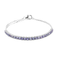 Tansanit-Silberarmband
