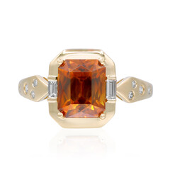 Gouden ring met een sfaleriet (CIRARI)