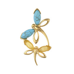 Pendentif en argent et Turquoise