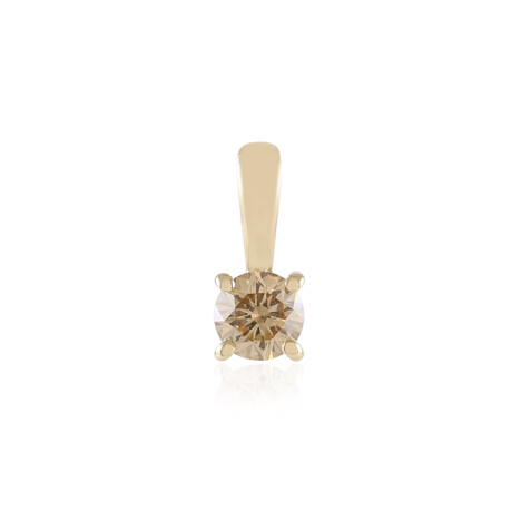Gouden hanger met een I2 Bruine Diamant (SUHANA)