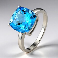 Anello in argento con Topazio Marambaia