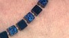 Collar en plata con Hematita azul