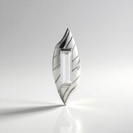 Pendentif en argent et Quartz blanc (MONOSONO COLLECTION)