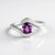 Bague en argent et Améthyste de Sibérie