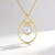 Collana in argento con Pietra di Luna Blu (KM by Juwelo)