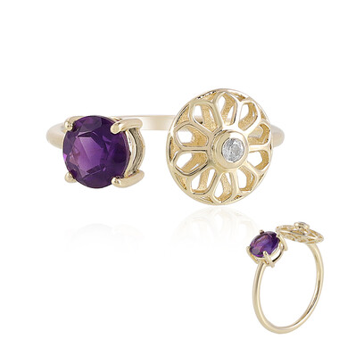 Amethyst-Goldring (Ornaments by de Melo)