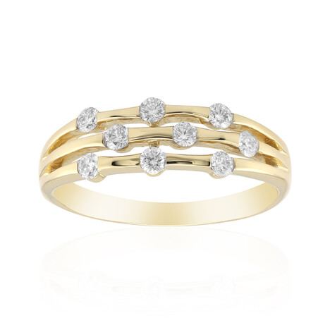 Anello in oro con Diamante SI1 (G) (Annette)