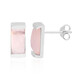 Orecchini in argento con Calcedonio Rosa