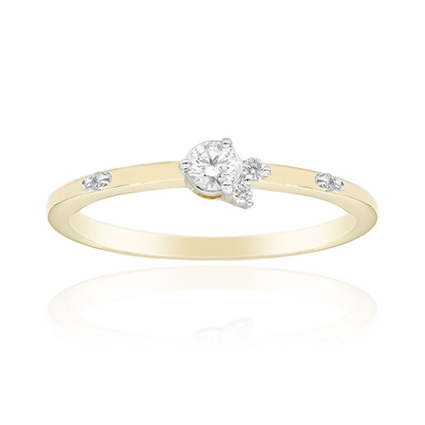 Anillo en oro con Diamante SI1 (G) (Annette)