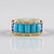 Anello in argento con Turchese Sleeping Beauty (Gems en Vogue)