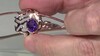 Colgante en plata con Amatista (MONOSONO COLLECTION)
