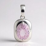 Ciondolo in argento con Kunzite (Pallanova)