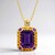 Collana in argento con Ametista (Gems en Vogue)