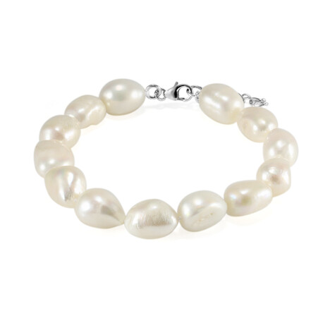 Süßwasserzuchtperlen-Silberarmband (TPC)
