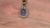 Colgante en plata con Tanzanita