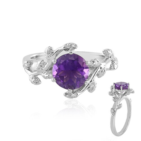 Sambia-Amethyst-Silberring