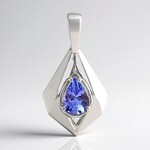 Ciondolo in argento con Tanzanite (Pallanova)