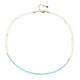 Collar en plata con Amazonita (Riya)