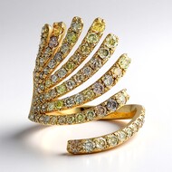 Bague en or et Diamant fancy SI2 (CIRARI)