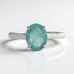 Anello in argento con Grandidierite