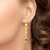 Pendientes en plata con Ónix verde