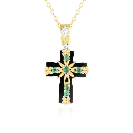 Edelstein-Silberhalskette (Gems en Vogue)